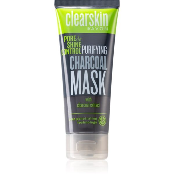 Avon Clearskin  Pore & Shine Control Masca de curățare cu cărbune 75 ml-ro