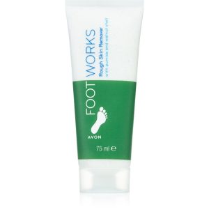 Avon Foot Works Classic crema pentru exfoliere pentru picioare 75 ml-Țena