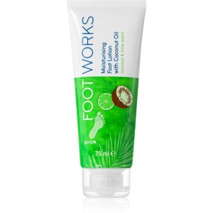 Avon Foot Works Coconut Oil lapte hidratant pentru picioare 75 ml-Țena