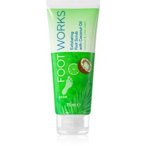 Avon Foot Works Coconut Oil peeling pentru picioare 75 ml-Țena