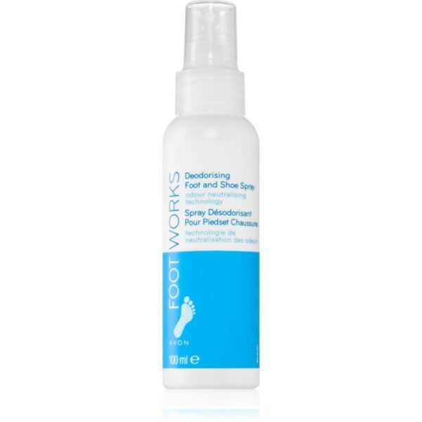 Avon Foot Works deodorant spray pentru picioare 100 ml-Țena