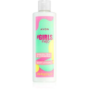 Avon #GirlsRule Green Tea & Verbena lotiune de corp racoritoare cu efect de hidratare 250 ml-ro
