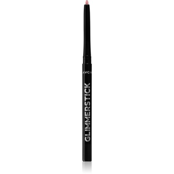 Avon Glimmerstick Glimmer creion contur buze cu vitamine C si E culoare Pink Cashmere 0