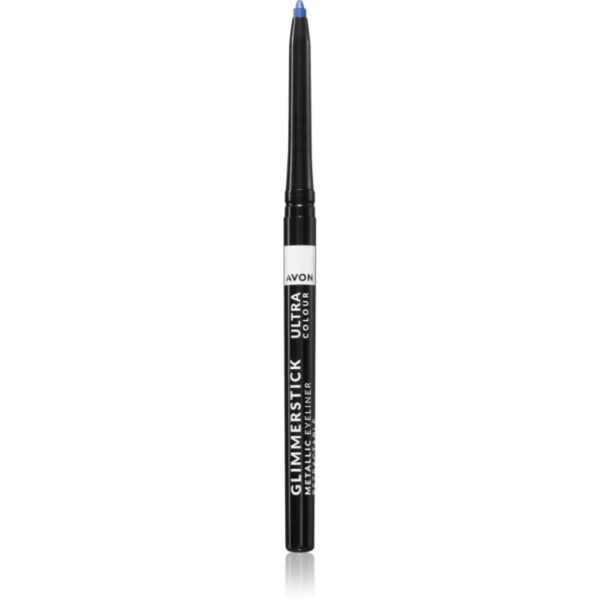 Avon Glimmerstick Metallic creion metalic pentru ochi culoare Electric Blue 0.35 g-ro