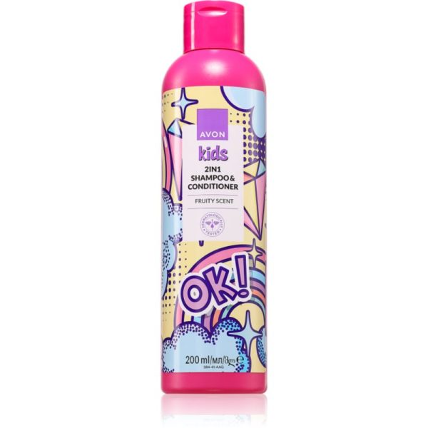 Avon Kids Fruit sampon si balsam 2 in 1 200 ml-ro