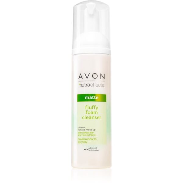 Avon Nutra Effects Matte spuma de curatat pentru piele mixta spre grasa 150 ml-ro