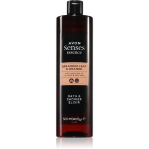 Avon Senses Essence Geranium Leaf & Orange ingredient pentru baie 500 ml-ro