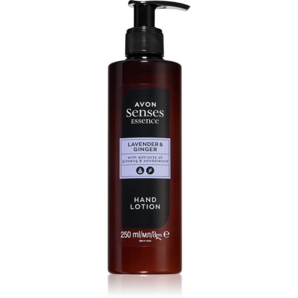 Avon Senses Essence Lavender & Ginger Lotiune pentru maini hidratanta 250 ml-Țena