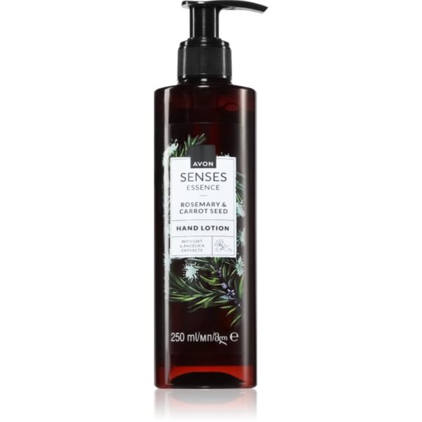 Avon Senses Essence Rosemary & Carrot Seed crema catifelanta de maini 250 ml-ro