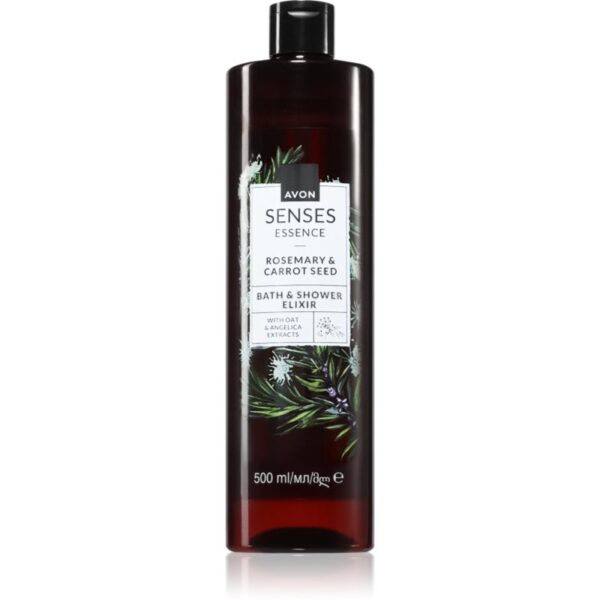 Avon Senses Essence Rosemary & Carrot Seed gel de duș cremos 500 ml-ro