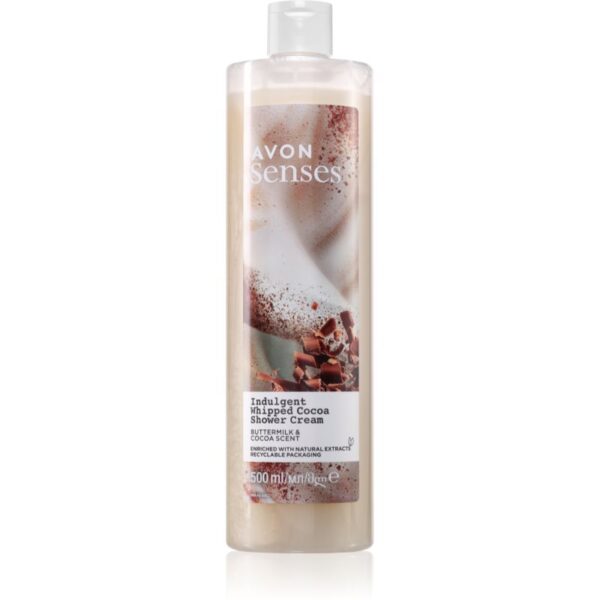Avon Senses Indulgent Whipped Cocoa crema de dus revitalizanta 500 ml-Țena