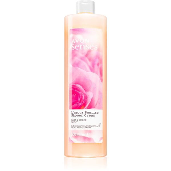 Avon Senses L'amour Sunrise Cremă de duș calmantă 500 ml-ro