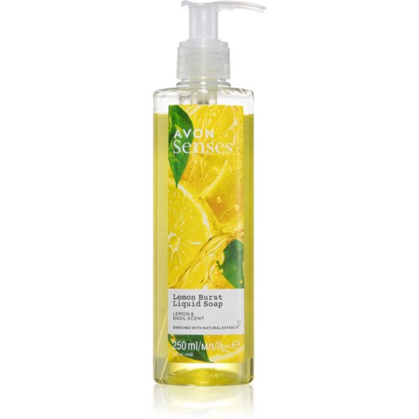 Avon Senses Lemon Burst sapun lichid revigorant 250 ml-Țena
