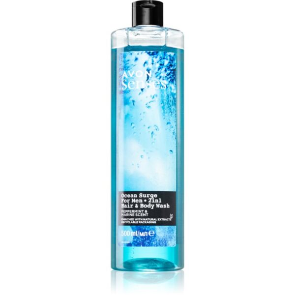 Avon Senses Ocean Surge gel de dus si sampon 2in1 500 ml-ro