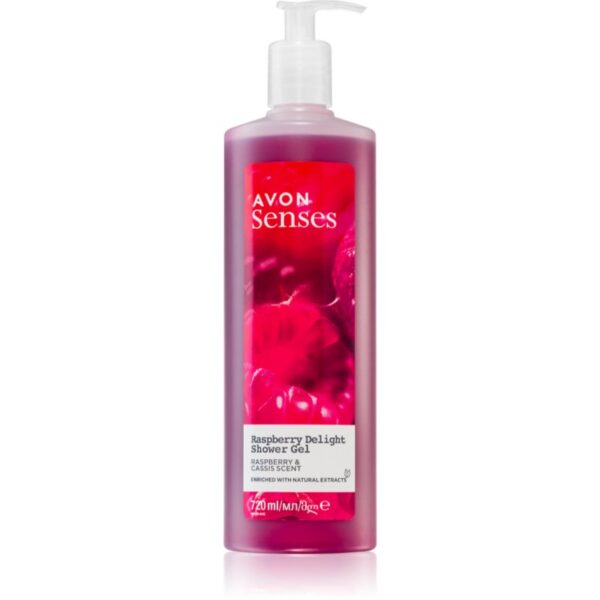 Avon Senses Raspberry Delight gel calmant pentru dus 720 ml-ro