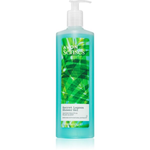 Avon Senses Secret Lagoon gel de dus revigorant 720 ml-Țena