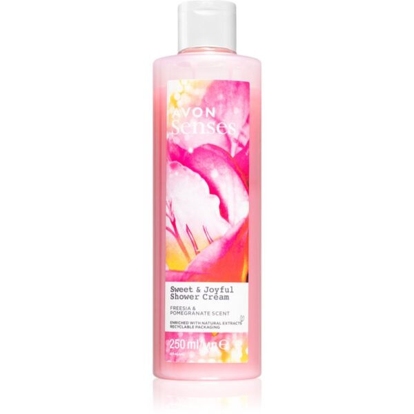 Avon Senses Sweet & Joyful gel de dus hidratant 250 ml-Țena