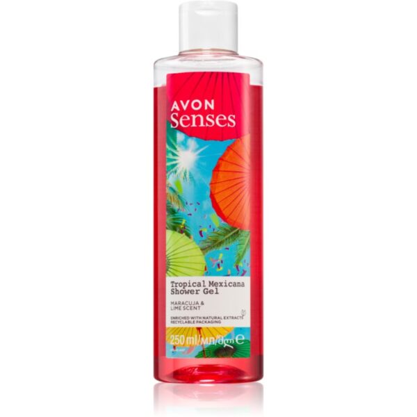 Avon Senses Tropical Mexicana gel de dus revigorant 250 ml-ro