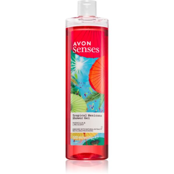 Avon Senses Tropical Mexicana gel de dus revigorant 500 ml-ro