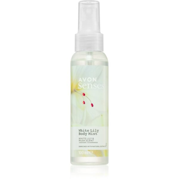 Avon Senses White Lily & Musk spray de corp racoritor 100 ml-ro