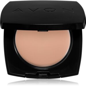 Avon True Colour make-up crema cu efect de pulbere culoare 215P Ivory 9 g-ro