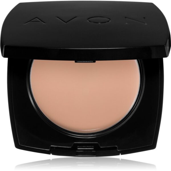 Avon True Colour make-up crema cu efect de pulbere culoare 215P Ivory 9 g-ro