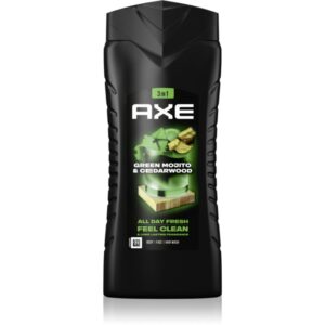 Axe Wild Green Mojito & Cedarwood Gel de duș pentru bărbați 400 ml-Țena