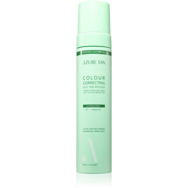 Azure Tan Green Base spuma autobronzanta pentru corp culoare Extreme Dark 200 ml-ro