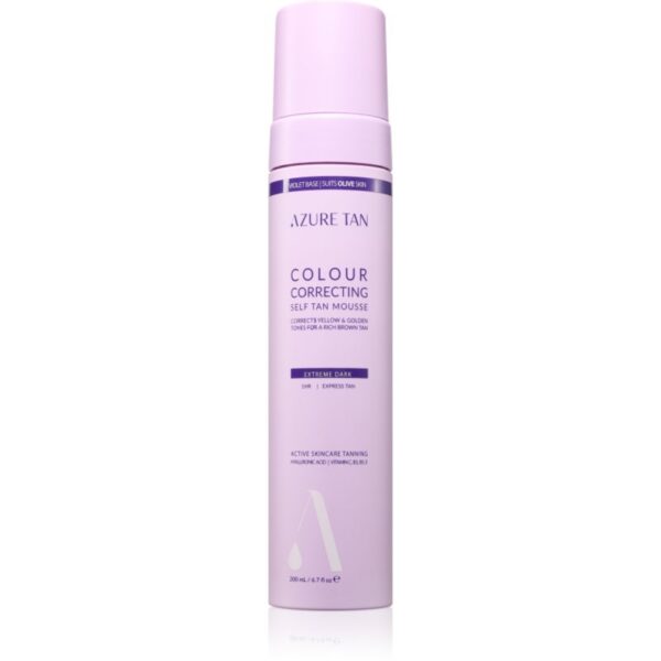 Azure Tan Violet Base spuma autobronzanta pentru corp culoare Extreme Dark 200 ml-ro