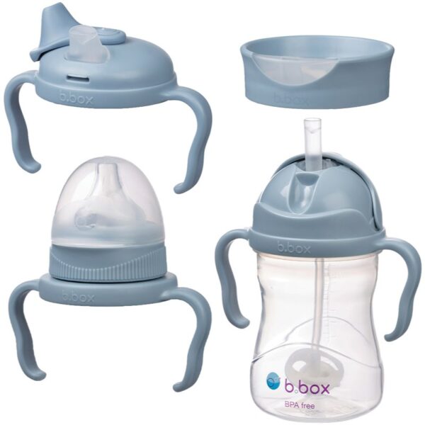 B.Box Baby Bottle 4 in 1 biberon pentru copii 4 in 1 Ocean 240 ml-Țena
