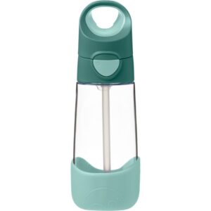 B.Box Bottle with Straw biberon cu pai Emerald Forest 450 ml-ro