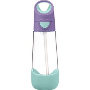 B.Box Bottle with Straw biberon cu pai Lilac Pop 600 ml-ro