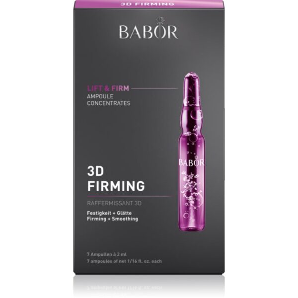 BABOR Ampoule Concentrates 3D Firming ser pentru uniformizare cu efect de întărire 7x2 ml-Țena