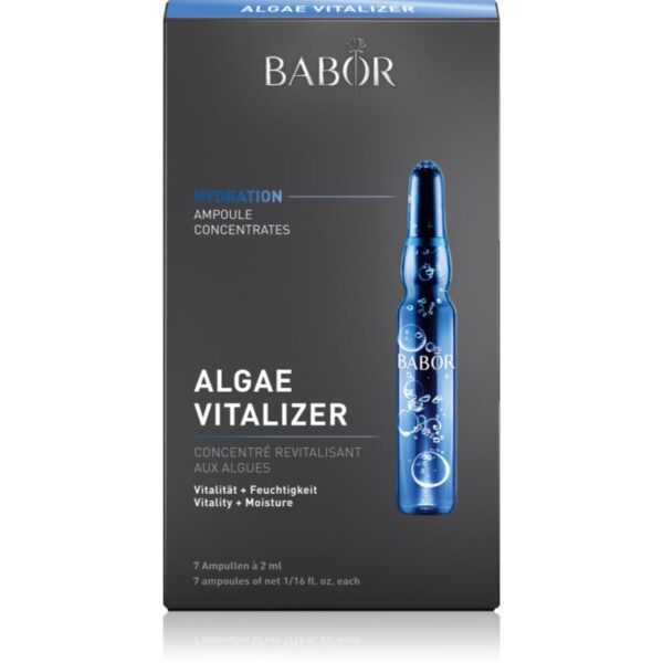 BABOR Ampoule Concentrates Algae Vitalizer ser facial vitalizant cu efect de hidratare 7x2 ml-Țena