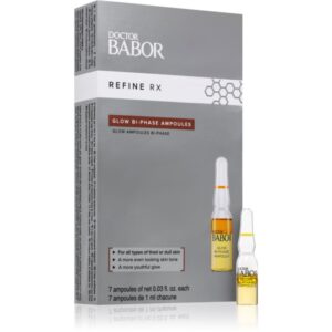 BABOR Doctor Babor - Refine RX Glow Bi-Phase Ampoules fiolă pentru o piele mai luminoasa 7x1 ml-Țena