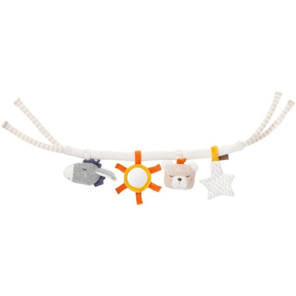 BABY FEHN fehnNATUR Pram Chain jucărie suspendabilă contrastantă 1 buc-ro