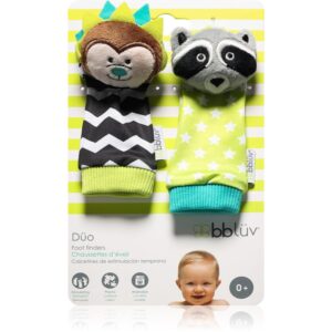BBLÜV Düo șosete cu zornăitoare Hedgehog / Racoon 2 buc-ro