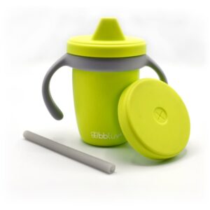 BBLÜV Sippy Küp cană pentru antrenament Lime 4m+ 240 ml-ro