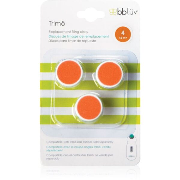 BBLÜV Trimö extensie rezervă pentru pila de unghii pentru copii 12m+ 3 buc-ro