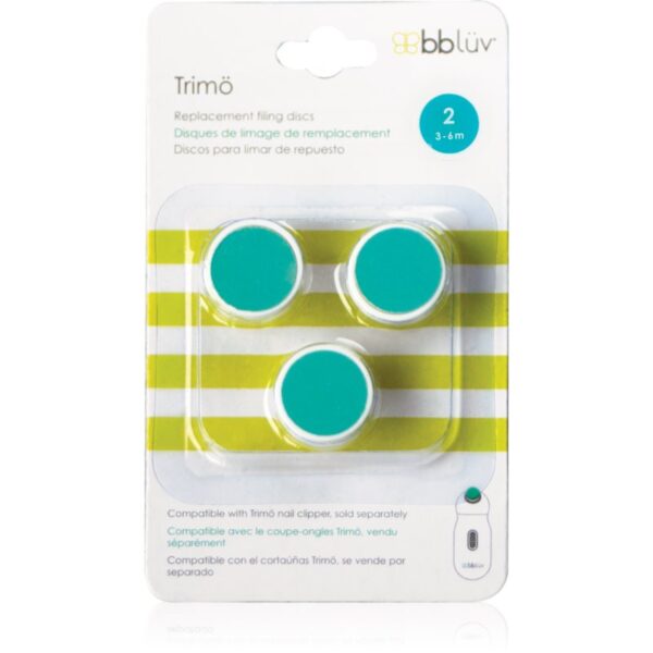 BBLÜV Trimö extensie rezervă pentru pila de unghii pentru copii 3-6m 3 buc-ro
