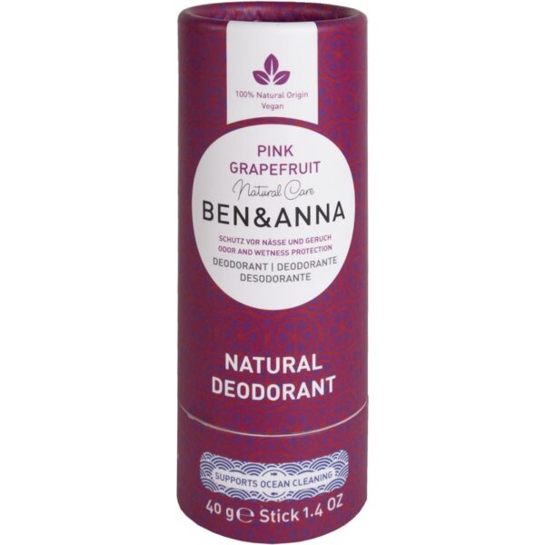 BEN&ANNA Natural Deodorant Pink Grapefruit deodorant stick 40 g-ro