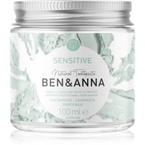 BEN&ANNA Natural Toothpaste Sensitive pastă de dinți în borcan de sticlă pentru dinti sensibili 100 ml-ro