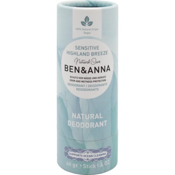 BEN&ANNA Sensitive Highland Breeze deodorant stick 40 g-ro