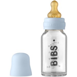 BIBS Baby Glass Bottle 110 ml biberon pentru sugari Baby Blue 110 ml-ro