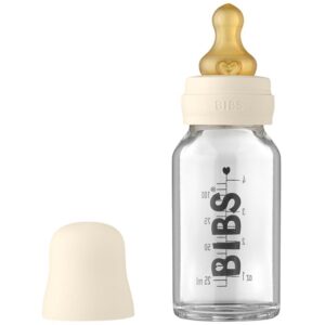 BIBS Baby Glass Bottle 110 ml biberon pentru sugari Ivory 110 ml-Țena