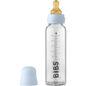 BIBS Baby Glass Bottle 225 ml biberon pentru sugari Baby Blue 225 ml-ro