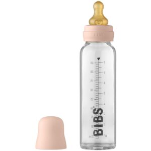 BIBS Baby Glass Bottle 225 ml biberon pentru sugari Blush 225 ml-Țena