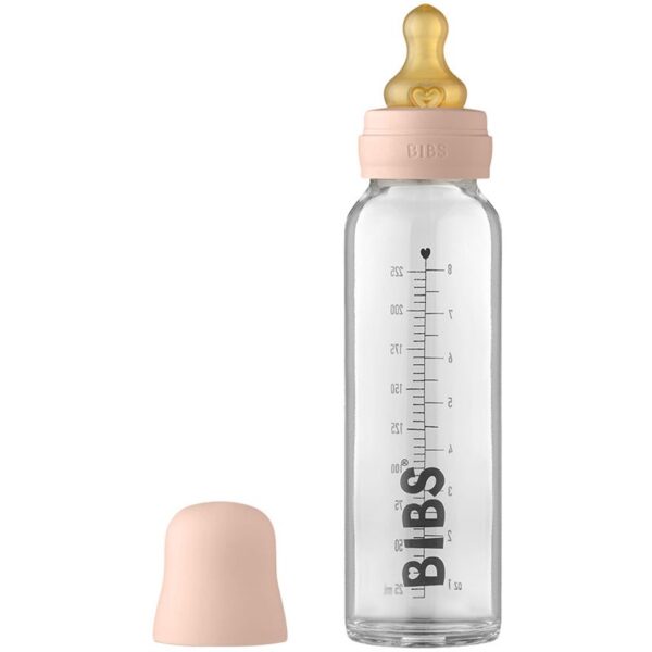 BIBS Baby Glass Bottle 225 ml biberon pentru sugari Blush 225 ml-Țena