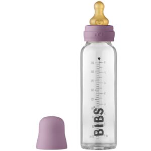 BIBS Baby Glass Bottle 225 ml biberon pentru sugari Mauve 225 ml-ro