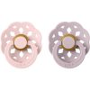 BIBS Boheme Natural Rubber Size 1: 0+ months suzetă Blossom / Dusky Lilac 2 buc-Țena